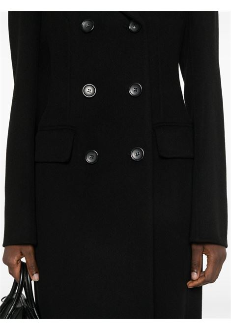 Black morgana double-breasted coat Maxmara Sportmax - women MAXMARA SPORTMAX | 2422016041600013